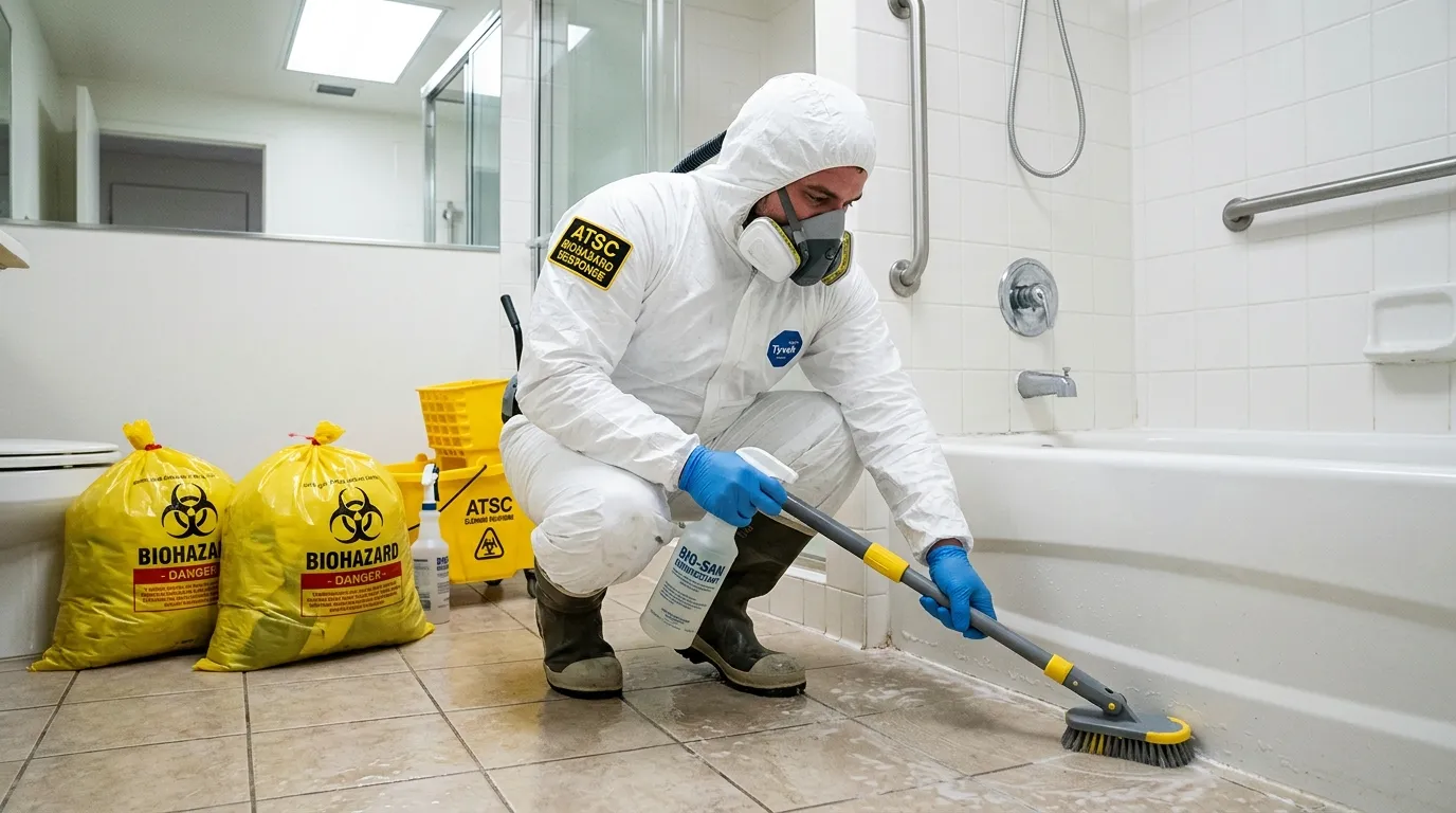 Decontamination equipment deployed for Blood Cleanup in Truckee